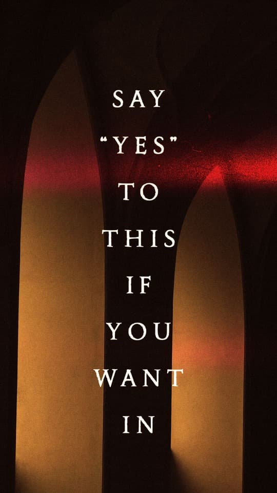 SAY YES TO THIS IF YOU WANT IN 2
